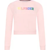 Bluzy dla dziewczynek - Tommy Hilfiger Bluza MONOTYPE SWEATSHIRT | Loose fit - miniaturka - grafika 1