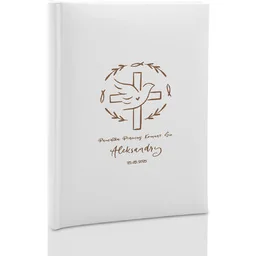 Album komunijny wsuwany na 100 zdjęć 10x15 personalizowany 5 wzorów - Pamiątka Pierwszej Komunii Świętej - miniaturka - grafika 1