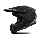 Kaski motocyklowe - Kask Cross Airoh Twist 3 Czarny MatowyXXL - miniaturka - grafika 1