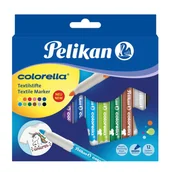 Przybory szkolne - Flamastry Colorella do tkanin 12 kolorów - miniaturka - grafika 1