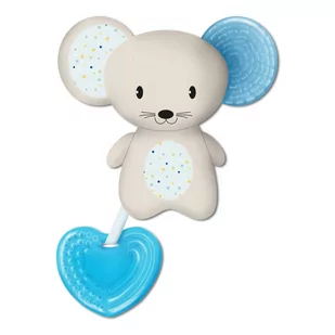 Chicco 00002583100000 Soft zwierząt Chen Fresh Friends z materiału zdejmowane barem gryzak Girl  niebieski - Gryzaki dla dzieci - miniaturka - grafika 3