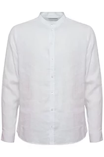 Koszule męskie - CASUAL FRIDAY Męska koszula CFAnton LS CC 100% lniana koszulka, 110601 / Bright White, L, 110601 / Bright White, L - grafika 1