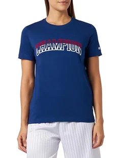 Champion Legacy Color Punch W-Light Cotton Jersey S-s Regular Crewneck Koszulka damska, Niebieski College, M - Koszulki i topy damskie - miniaturka - grafika 1