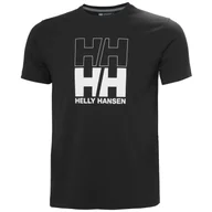 Koszulki sportowe męskie - Koszulka męska Helly Hansen Core Graphic T 2.0 Rozmiar: XL / Kolor: czarny - miniaturka - grafika 1