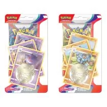 Pokemon TCG: Scarlet & Violet - Premium Checklane Box karty saszetka mix - Gry karciane - miniaturka - grafika 1