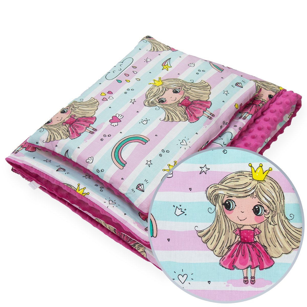 KOCYK PRZEDSZKOLAKA DO PRZEDSZKOLA MINKY 100x135 + PODUSZKA Kerstin