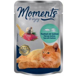 MOMENTS Adult Tuńczyk z sardynkami 24x70 g - Mokra karma dla kotów - miniaturka - grafika 1