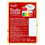 Sery - Simpl Produkt seropodobny kostka topiona z papryką 100 g - miniaturka - grafika 1