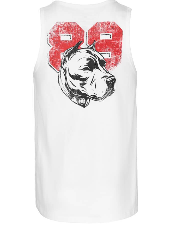Tank top PIT BULL SLIM FIT DOG 89 biały-M