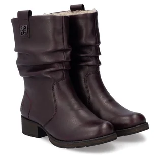 Botki damskie Rieker Z9583-35 RED 37 - Botki damskie - miniaturka - grafika 1