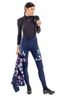 Rajstopy - Alé Cycling Damskie rajstopy na szelkach PRR Fiori, granatowe, XXL - miniaturka - grafika 1