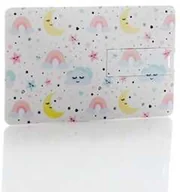 Pendrive - Pendrive karta kredytowa Księżyc (do wyboru pojemność 2-32 GB) - miniaturka - grafika 1