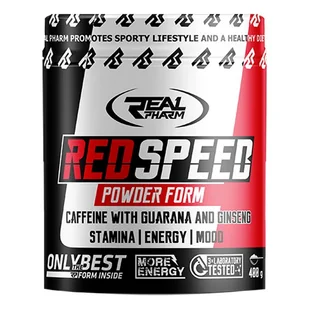 Real Pharm Red Speed Powder 400g  CHERRY - Witaminy i minerały dla sportowców - miniaturka - grafika 1