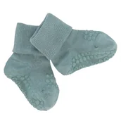 Skarpetki dla dzieci - GoBabyGo antypoślizgowe skarpetki do nauki chodzenia BAMBOO Dusty Blue 12 m+ - miniaturka - grafika 1