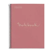 Notesy i bloczki - MAUL A609722 notatnik A4 80 ark. Różowy - miniaturka - grafika 1