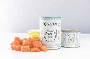 Petro International Gussto Fresh Salmon 190g - Mokra karma dla kotów Petro International Gussto Fresh Salmon 190g - Mokra karma dla kotów - miniaturka - grafika 1