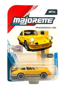 MAJORETTE PORSCHE EDITION PORSCHE 911 CARRERA RS 2.7 ŻÓŁTY 1:56 8502100002 - Samochody i pojazdy dla dzieci - miniaturka - grafika 1