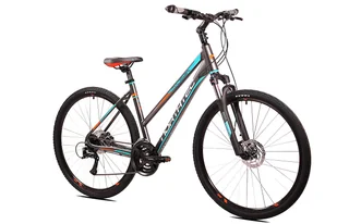 Madeira DB AC grafitowo-pomarańczowo-turkusowy 21" - Rowery - miniaturka - grafika 1