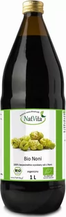 NatVita Bio Noni sok organiczny 1l - Soki i napoje niegazowane - miniaturka - grafika 1