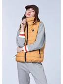 Kamizelki damskie - Chiemsee Kamizelka pikowana "Husila" w kolorze jasnobrązowym - miniaturka - grafika 1
