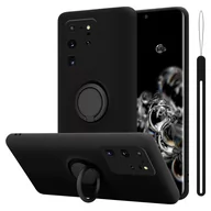 Etui i futerały do telefonów - Pokrowiec Do Samsung Galaxy S20 ULTRA w LIQUID CZARNY Etui TPU Obudowa Ochronny Case Cover Plecki Cadorabo - miniaturka - grafika 1