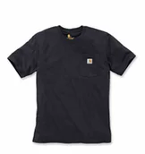 Koszulki męskie - Koszulka Carhartt Workwear Pocket SS Black - miniaturka - grafika 1