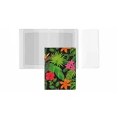 Szkolne artykuły papiernicze - Biurfol Okładka na dokumenty z dow. rejestracyjnym flowers OD-24-16 - miniaturka - grafika 1