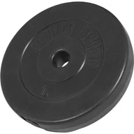Pozostały sprzęt siłowy - Gorilla Sports Zestaw obciążeń winylowych 6x5kg czarne (100201-00006-0113) - miniaturka - grafika 1