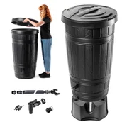 Zbiorniki na deszczówkę - Zbiornik na deszczówkę Onigo 265L z zestawem przyłączeniowym i podstawką - miniaturka - grafika 1