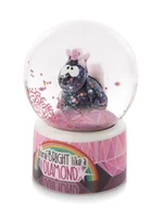 Figurki dla dzieci - Nici, Kula śnieżna Jednorożec 47656 Diamond Dust 6,5 cm - miniaturka - grafika 1