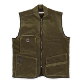 Odzież robocza - Jesienna kamizelka sztruksowa ABETE Olivine, rozmiar XL - Verdemax - miniaturka - grafika 1