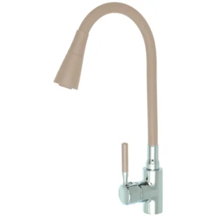 LIVENO Bateria zlewozmywakowa Laguna beżowa - Baterie kuchenne - miniaturka - grafika 1