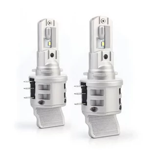 H15 LED żarówki 12-24V CANBUS CSP zestaw 2szt Nowość 2x8000lm biała mocna motoLEDy - Żarówki samochodowe - miniaturka - grafika 1