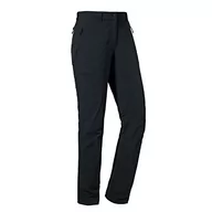 Spodnie damskie - Schöffel Engadin1 spodnie damskie, wytrzymałe na wędrówki, wodoodporne spodnie outdoorowe o sportowym kroju, czarne, 72 12639 - miniaturka - grafika 1