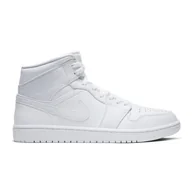Buty sportowe męskie - Jordan Buty Air 1 Mid - Biel - miniaturka - grafika 1