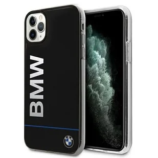 BMW hardcase Signature Printed Logo etui na iPhone 11 Pro Max czarny BMW000358 - Etui i futerały do telefonów - miniaturka - grafika 1