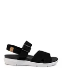 Sandały damskie - Timberland Sandały Wilesport Lthr Sandal TB0A27T60151 Czarny - miniaturka - grafika 1