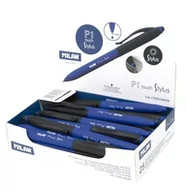 Długopisy - MILAN Pudełko wystawowe 25 długopisów P1 touch Stylus, niebieski atrament - miniaturka - grafika 1