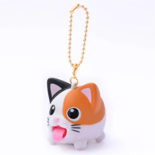 Brelok Jibber Pet Charms kot trójkolorowy - Jabber Ball - Zabawki interaktywne dla dzieci - miniaturka - grafika 1