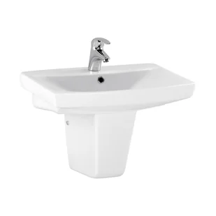 Umywalka ceramiczna Carina 60 x 41.5 Z/O Cersanit - Umywalki - miniaturka - grafika 1