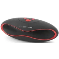 Głośniki przenośne - Esperanza EP117KR Czarno-czerwony - miniaturka - grafika 1