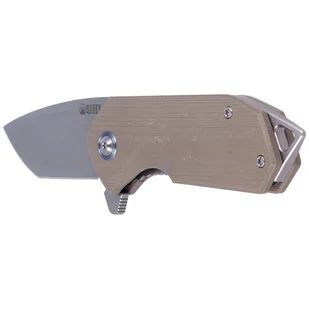 Nóż składany Kubey Knife Campe, Tan G10, Sandblast D2 (KU203C) - Noże - miniaturka - grafika 5