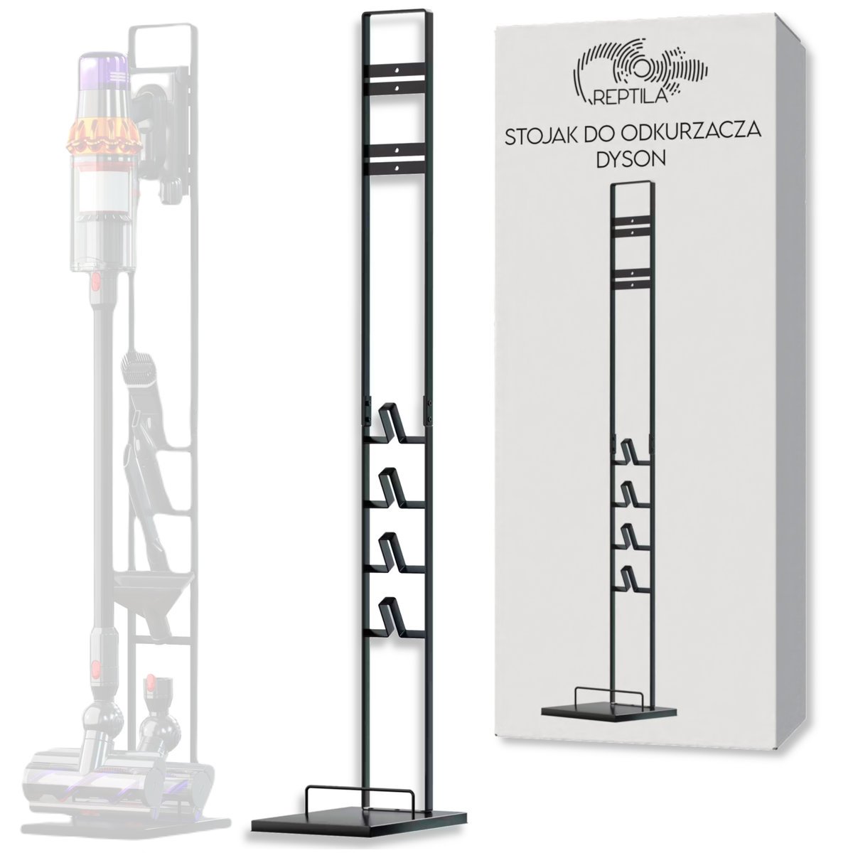 Stojak do Dyson V15 V11 V12 5GEN V10 V8 V7 V6 UCHWYT STELAŻ DO ODKURZACZA - Reptila