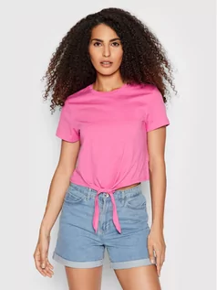 Koszulki i topy damskie - Only T-Shirt May 15257468 Różowy Regular Fit - grafika 1