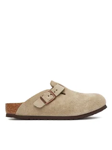 Birkenstock Klapki Boston Kids 1027875 Beżowy - Buty dla chłopców - miniaturka - grafika 1