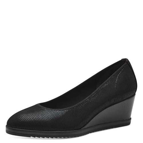 Tamaris Damskie czółenka 1-22325-43, Black Struct, 39 eu