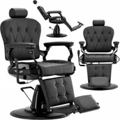 Fotele fryzjerskie - Fotel fryzjerski barberski hydrauliczny do salonu fryzjerskiego Diodor - miniaturka - grafika 1