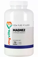 Suplementy diety - MYVITA MyVita Magnez w proszku 250g - Cytrynian Magnezu - miniaturka - grafika 1