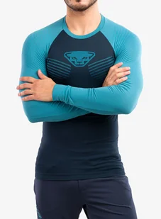 Bluza termoaktywna Dynafit Speed Dryarn L/S Tee - storm blue - Bluzy sportowe męskie - miniaturka - grafika 1