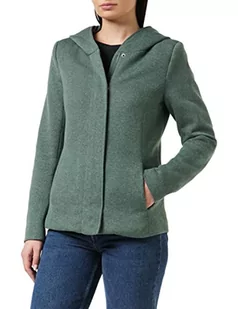 ONLY Damska kurtka przejściowa ONLSedona Light Short Jacket z kapturem XL, Balsam Green, XL - Kurtki damskie - miniaturka - grafika 1